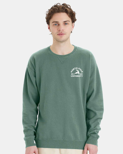 North Pole Uni Crew Sweatshirt | LC Elizabeth Original | Embroidered Fleece