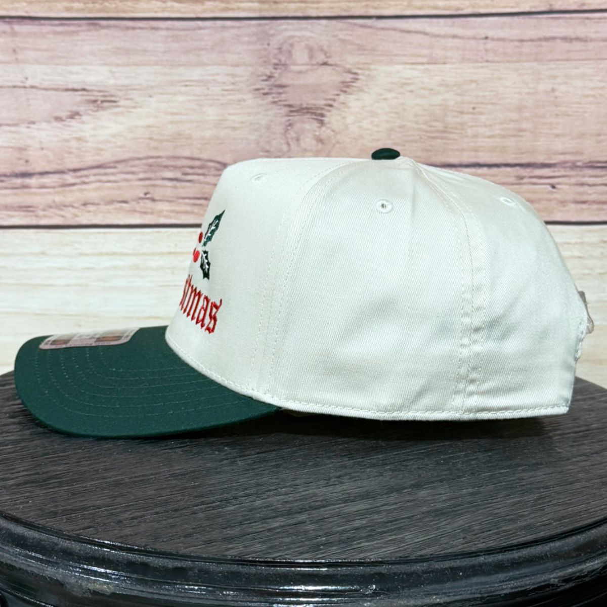 Merry Christmas Mistletoe | LC Elizabeth Original | Embroidered Trucker Hat