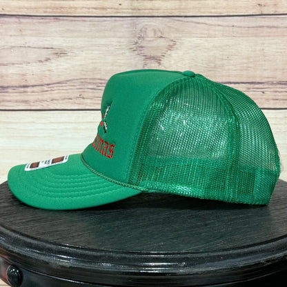 Merry Christmas Mistletoe | LC Elizabeth Original | Embroidered Trucker Hat