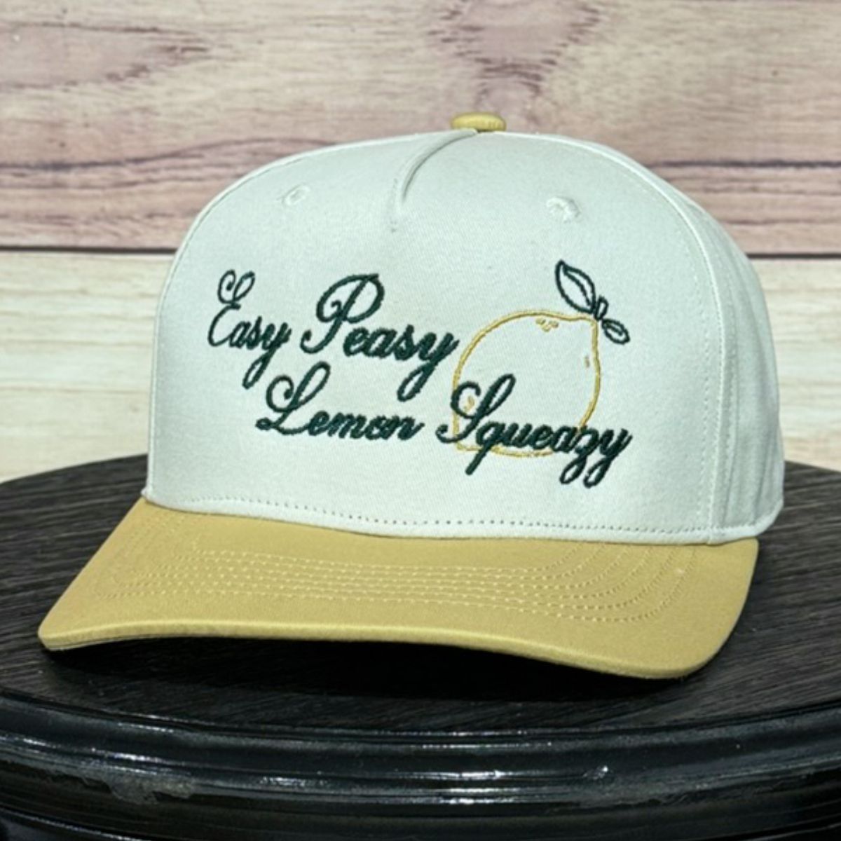 Easy Peasy Lemon Squeezy | LC Elizabeth Original | Embroidered Trucker Hat