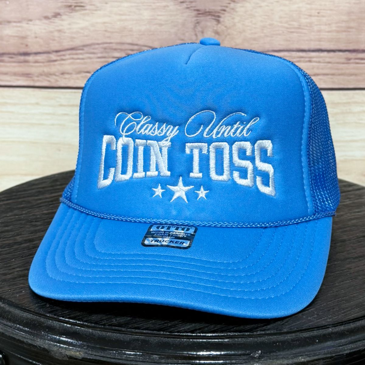 Classy Until Coin Toss | LC Elizabeth Original | Embroidered Trucker Hat