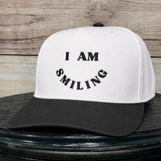 I Am Smiling | LC Elizabeth Original | Embroidered Trucker Hat