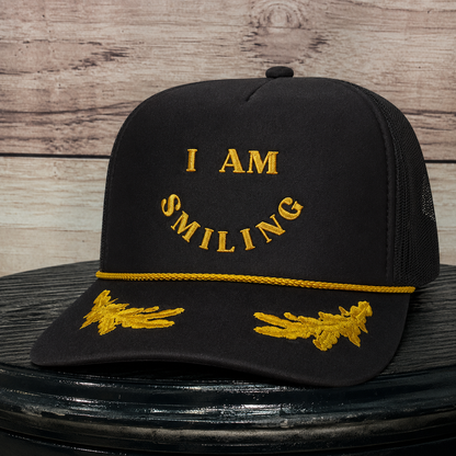 I Am Smiling | LC Elizabeth Original | Embroidered Trucker Hat