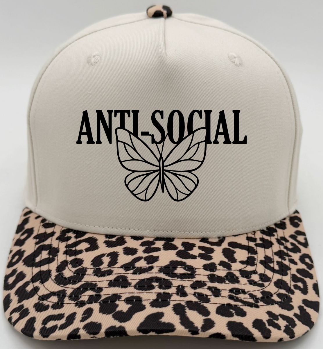 Anti Social Butterfly | LC Elizabeth Original | Embroidered Trucker Hat