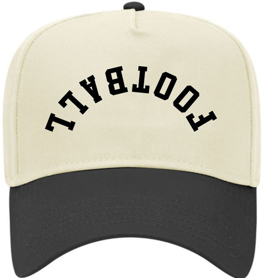 Football Upside Down | LC Elizabeth Original | Embroidered Trucker Hat