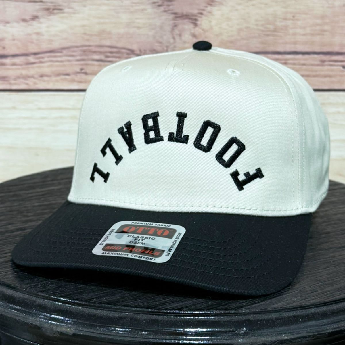 Football Upside Down | LC Elizabeth Original | Embroidered Trucker Hat