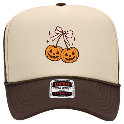 Scary Cherry | LC Elizabeth Original | Embroidered Trucker Hat