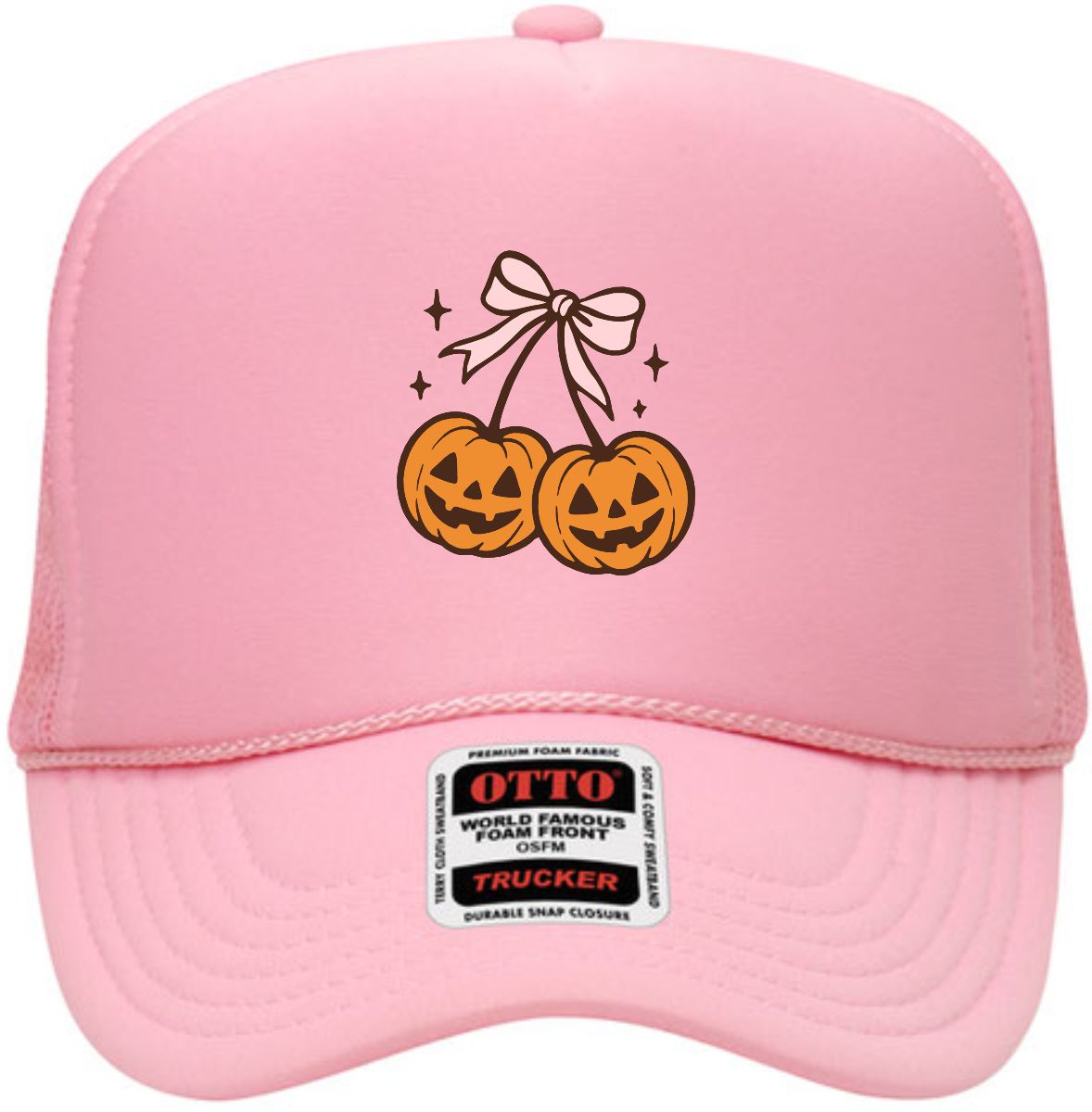 Scary Cherry | LC Elizabeth Original | Embroidered Trucker Hat