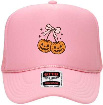 Scary Cherry | LC Elizabeth Original | Embroidered Trucker Hat