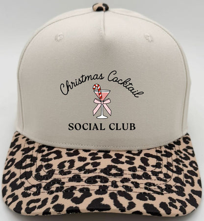 Christmas Cocktail Club | LC Elizabeth Original | Embroidered Trucker Hat