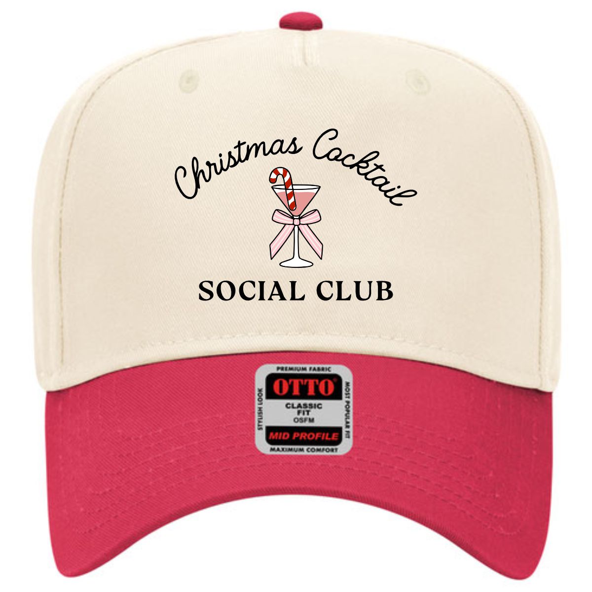 Christmas Cocktail Club | LC Elizabeth Original | Embroidered Trucker Hat