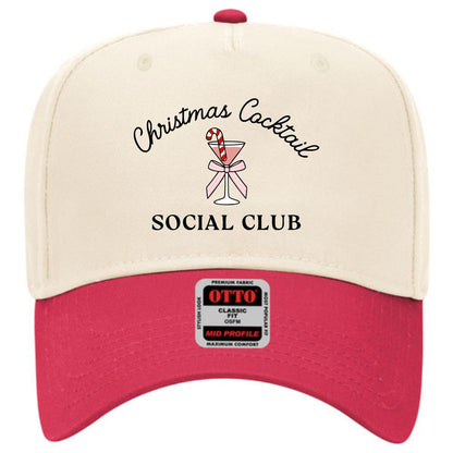 Christmas Cocktail Club | LC Elizabeth Original | Embroidered Trucker Hat