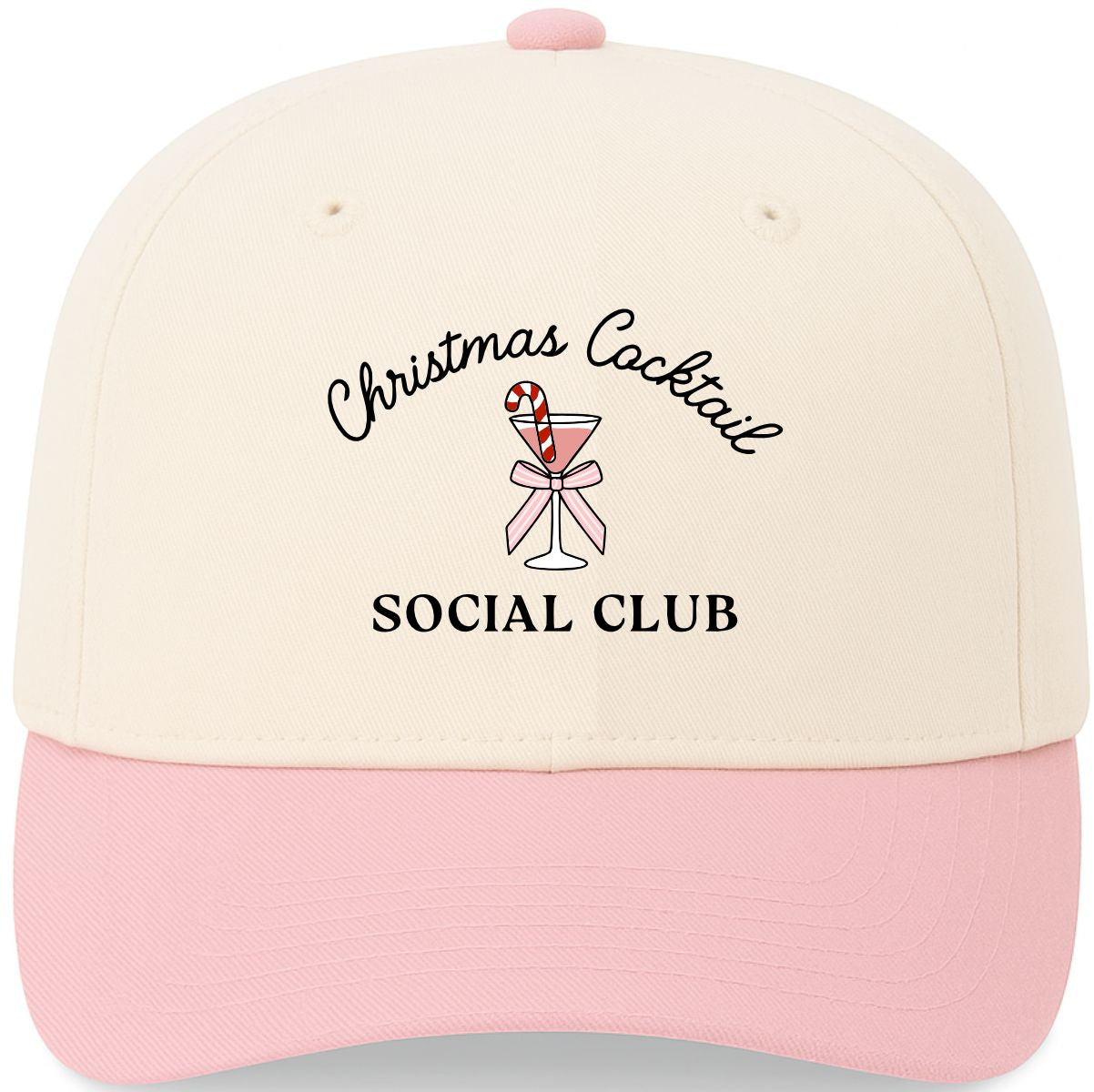 Christmas Cocktail Club | LC Elizabeth Original | Embroidered Trucker Hat