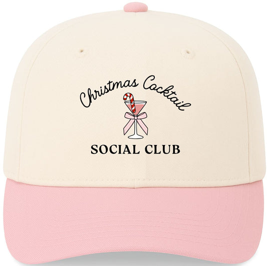 Christmas Cocktail Club | LC Elizabeth Original | Embroidered Trucker Hat