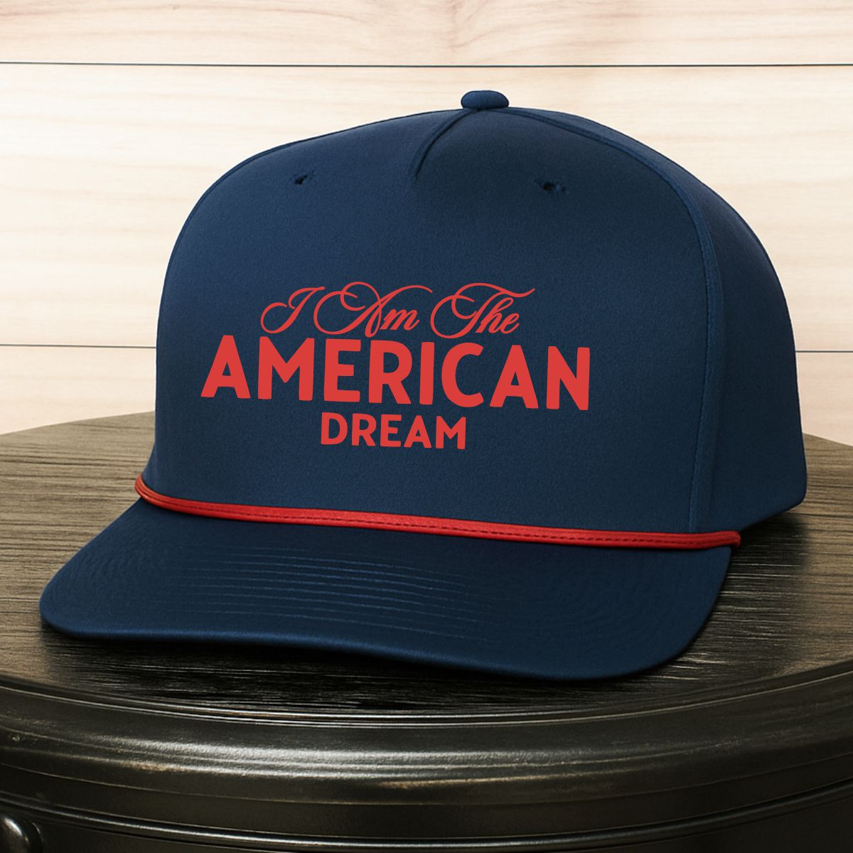 DARLING IM A NIGHTMARE DRESSED LIKE A DAYDREAM NAVY BASEBALL HAT American Dream Hat | Navy | Gift Shop | One of These Days  main image 4