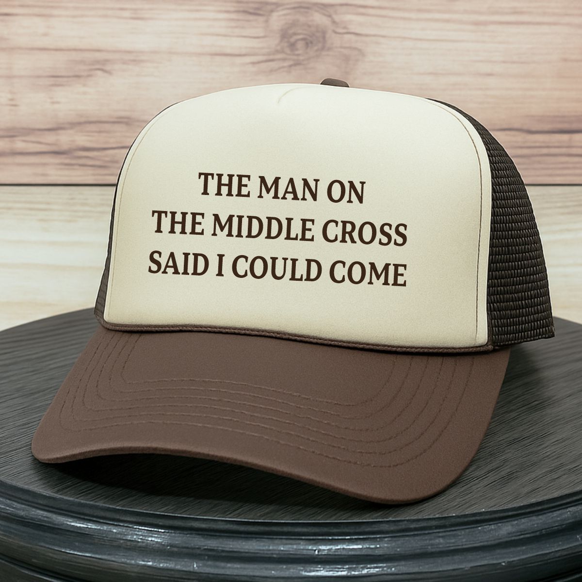 The Middle Cross | LC Elizabeth Original | Embroidered Baseball Hat