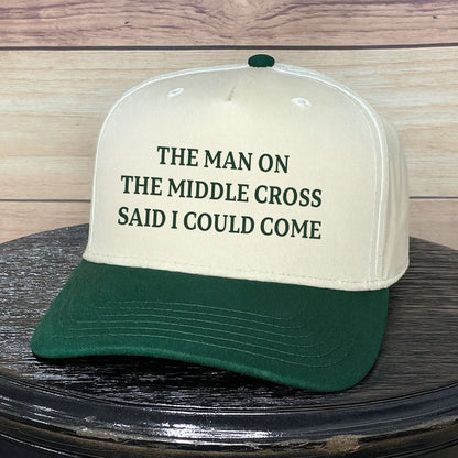 The Middle Cross | LC Elizabeth Original | Embroidered Baseball Hat