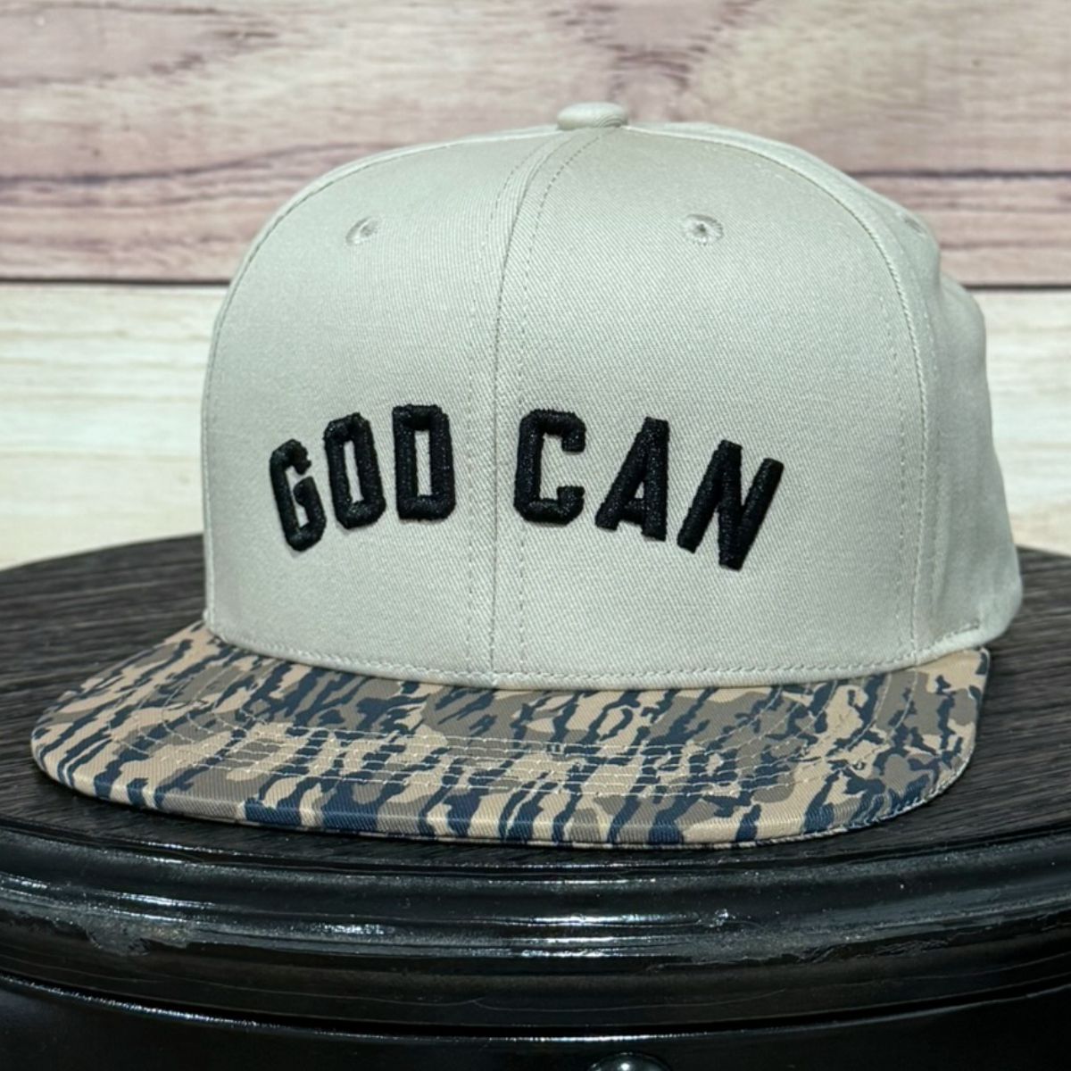God Can 3-D Puff | LC Elizabeth Original | Embroidered Snapback