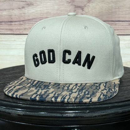 God Can 3-D Puff | LC Elizabeth Original | Embroidered Snapback
