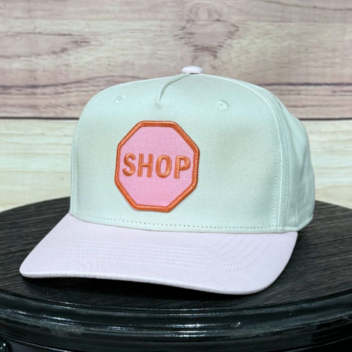 Stop & Shop Patch | LC Elizabeth Original | Heat Applied Patch Hat