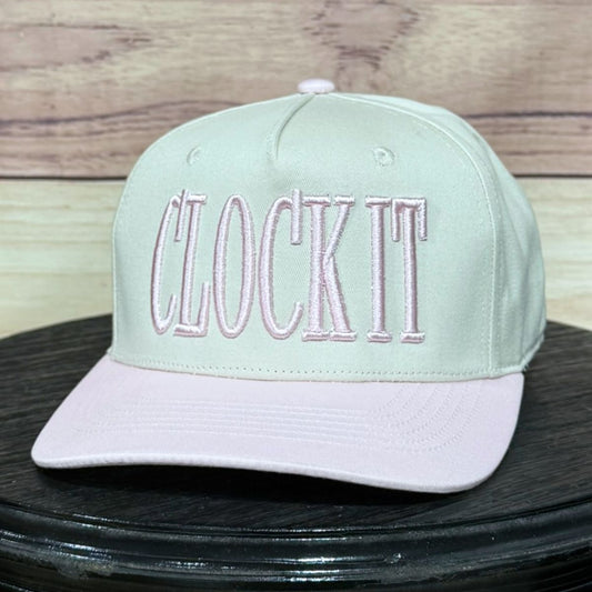 Clock It 3D | LC Elizabeth Original | Puff Embroidered Hat