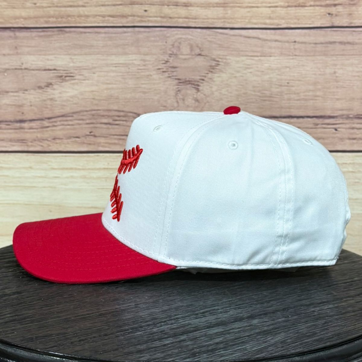 Baseball Softball Threads 3D | LC Elizabeth Original | Embroidered Puff Trucker Hat