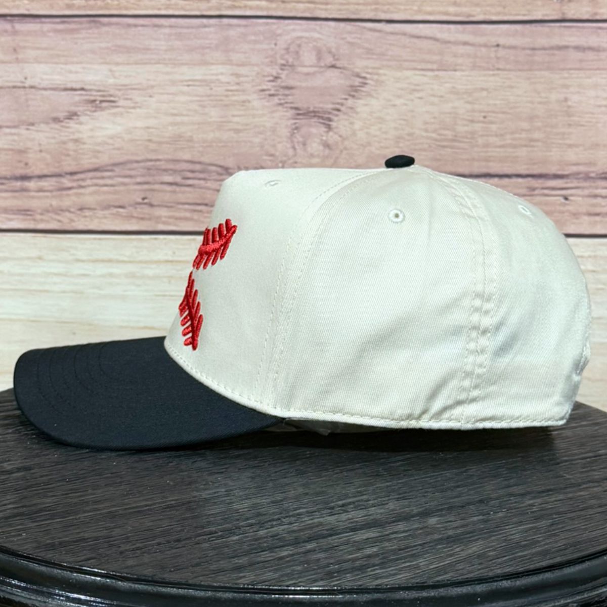 Baseball Softball Threads 3D | LC Elizabeth Original | Embroidered Puff Trucker Hat