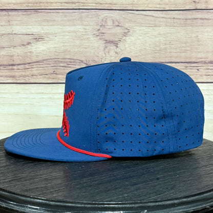 Baseball Softball Threads 3D | LC Elizabeth Original | Embroidered Puff Trucker Hat