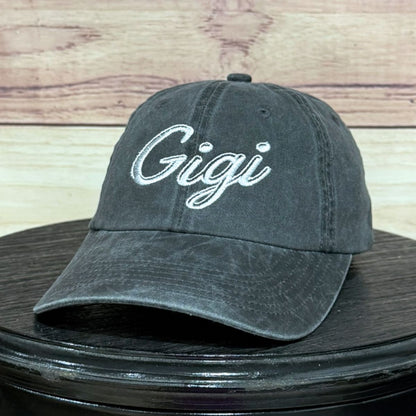 Gigi Script | LC Elizabeth Original | Embroidered Trucker Hat