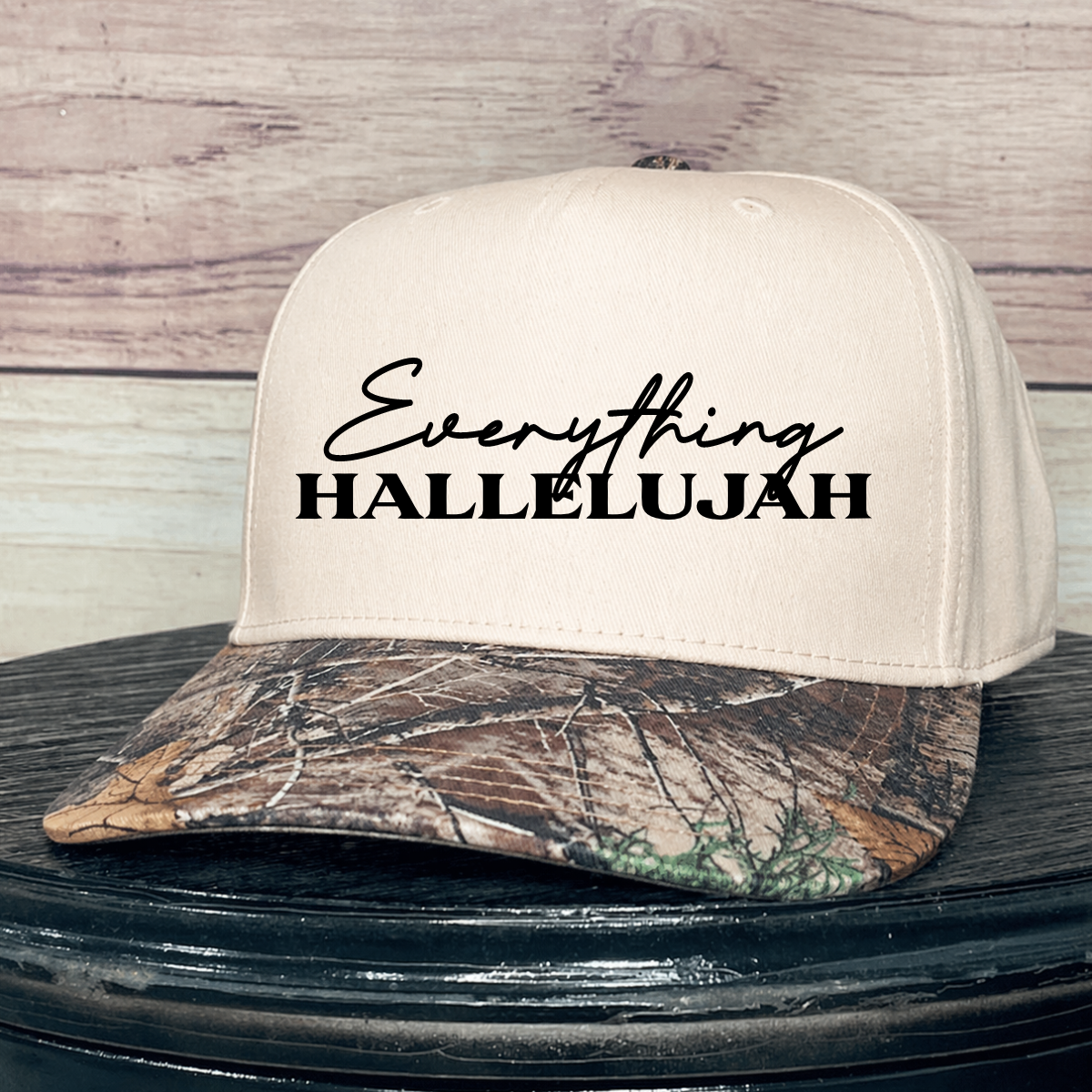 Everything Hallelujah | LC Elizabeth Original | Embroidered Trucker Hat