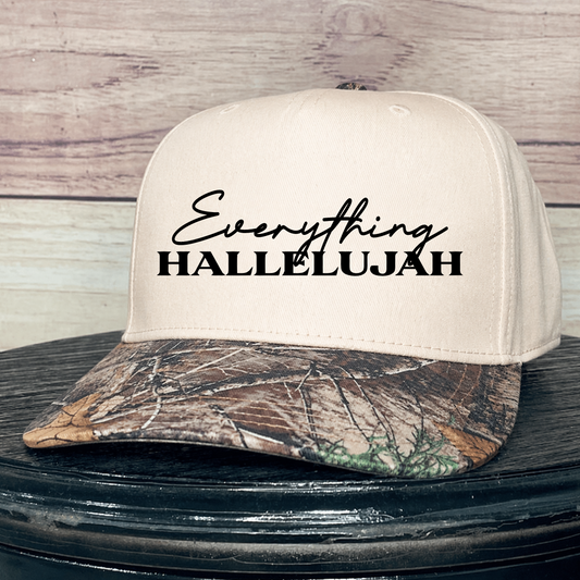 Everything Hallelujah | LC Elizabeth Original | Embroidered Trucker Hat