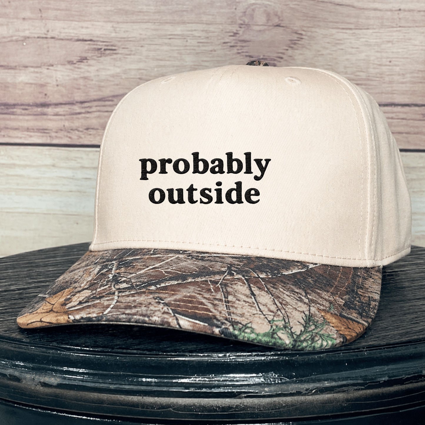 Probably Outside | LC Elizabeth Original | Embroidered Trucker Hat