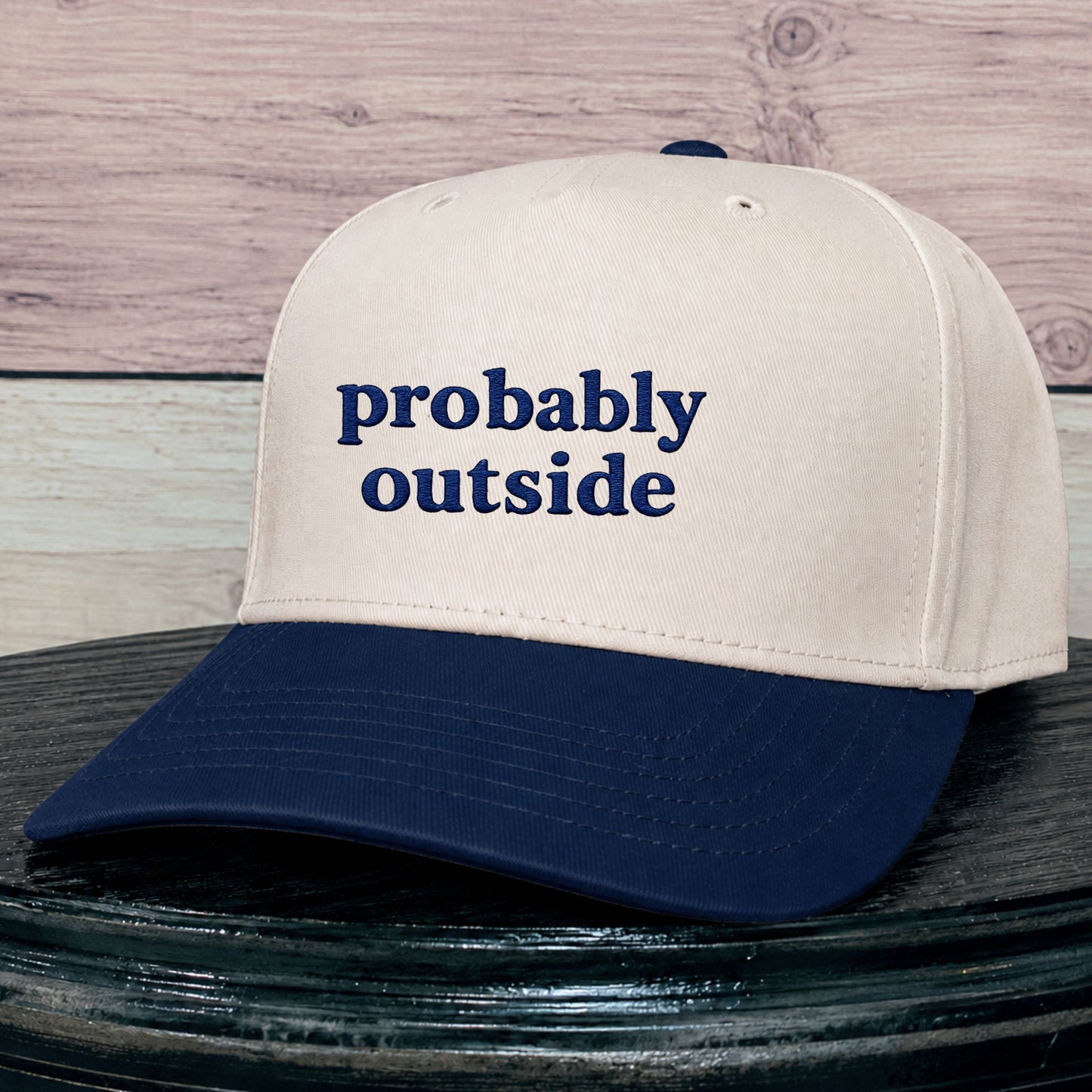 Probably Outside | LC Elizabeth Original | Embroidered Trucker Hat