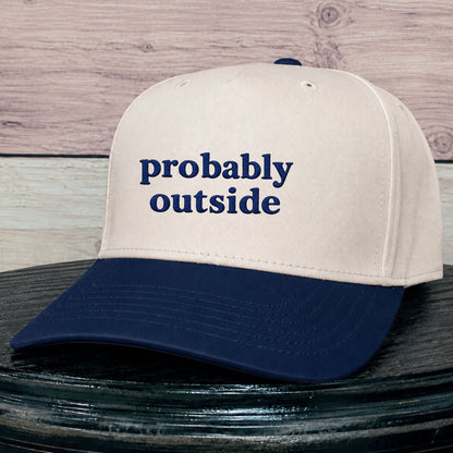 Probably Outside | LC Elizabeth Original | Embroidered Trucker Hat