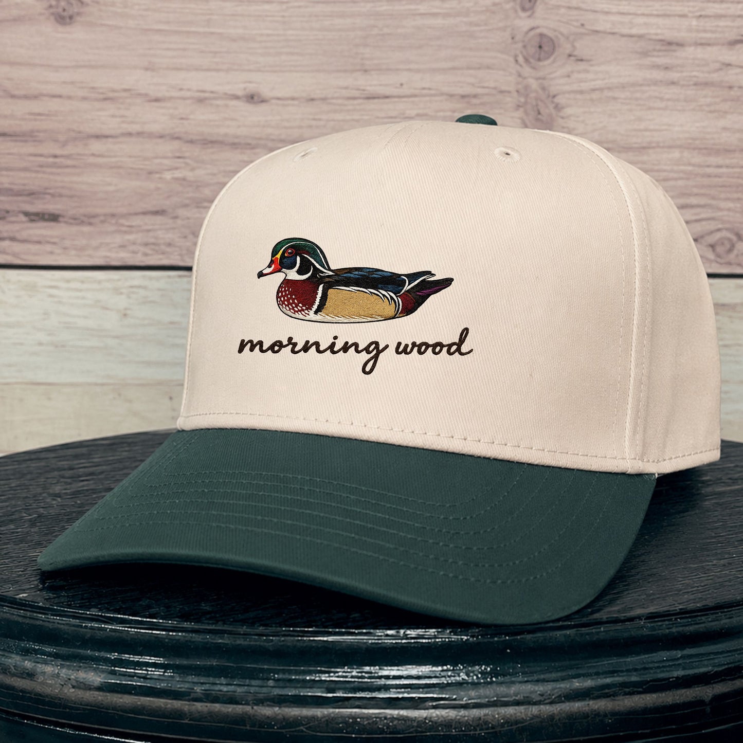 Morning Wood - Wood Duck | LC Elizabeth Original | Embroidered Trucker Hat