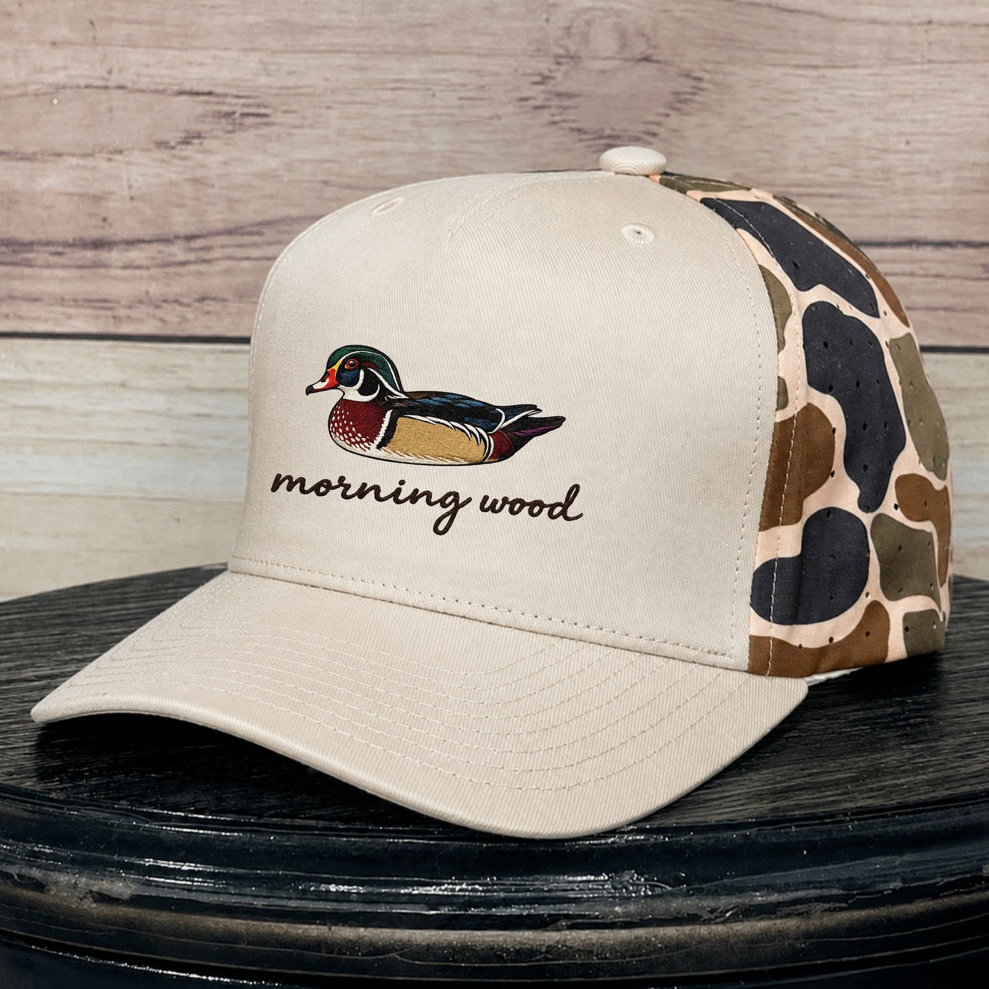 Morning Wood - Wood Duck | LC Elizabeth Original | Embroidered Trucker Hat