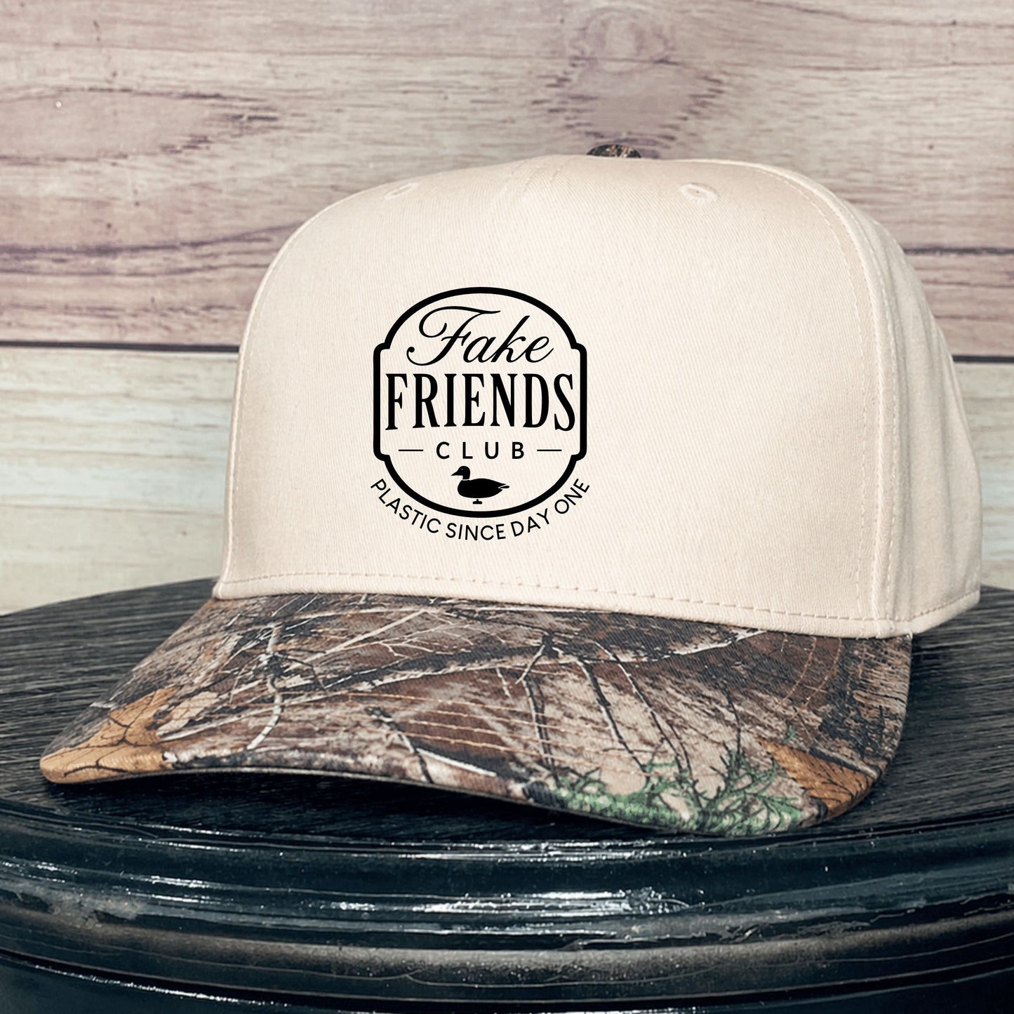 Fake Friends Duck Club | LC Elizabeth Original | Embroidered Trucker Hat