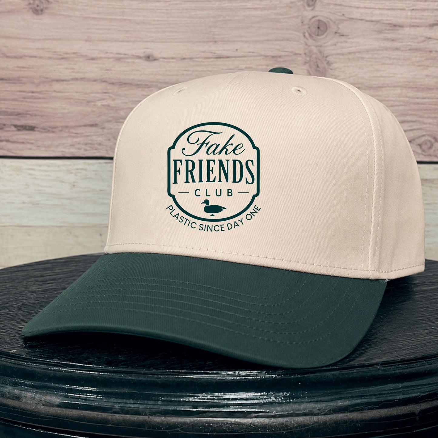 Fake Friends Duck Club | LC Elizabeth Original | Embroidered Trucker Hat