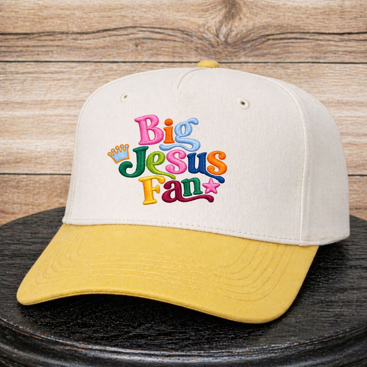 Big Jesus Fan | LC Elizabeth Original | Embroidered Trucker Hat
