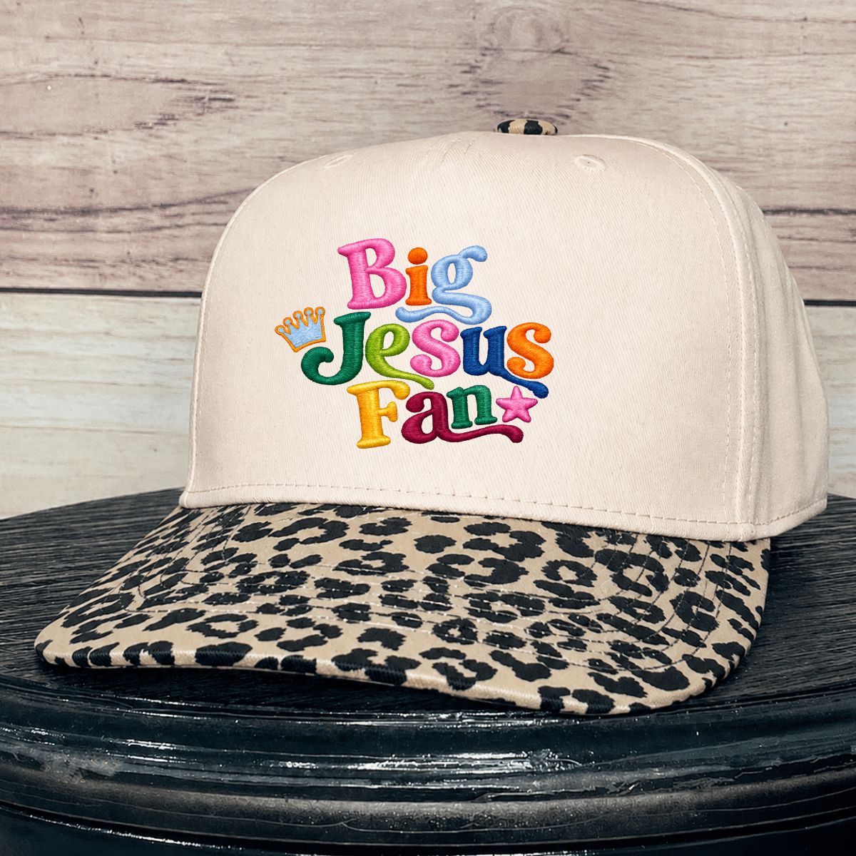 Big Jesus Fan | LC Elizabeth Original | Embroidered Trucker Hat