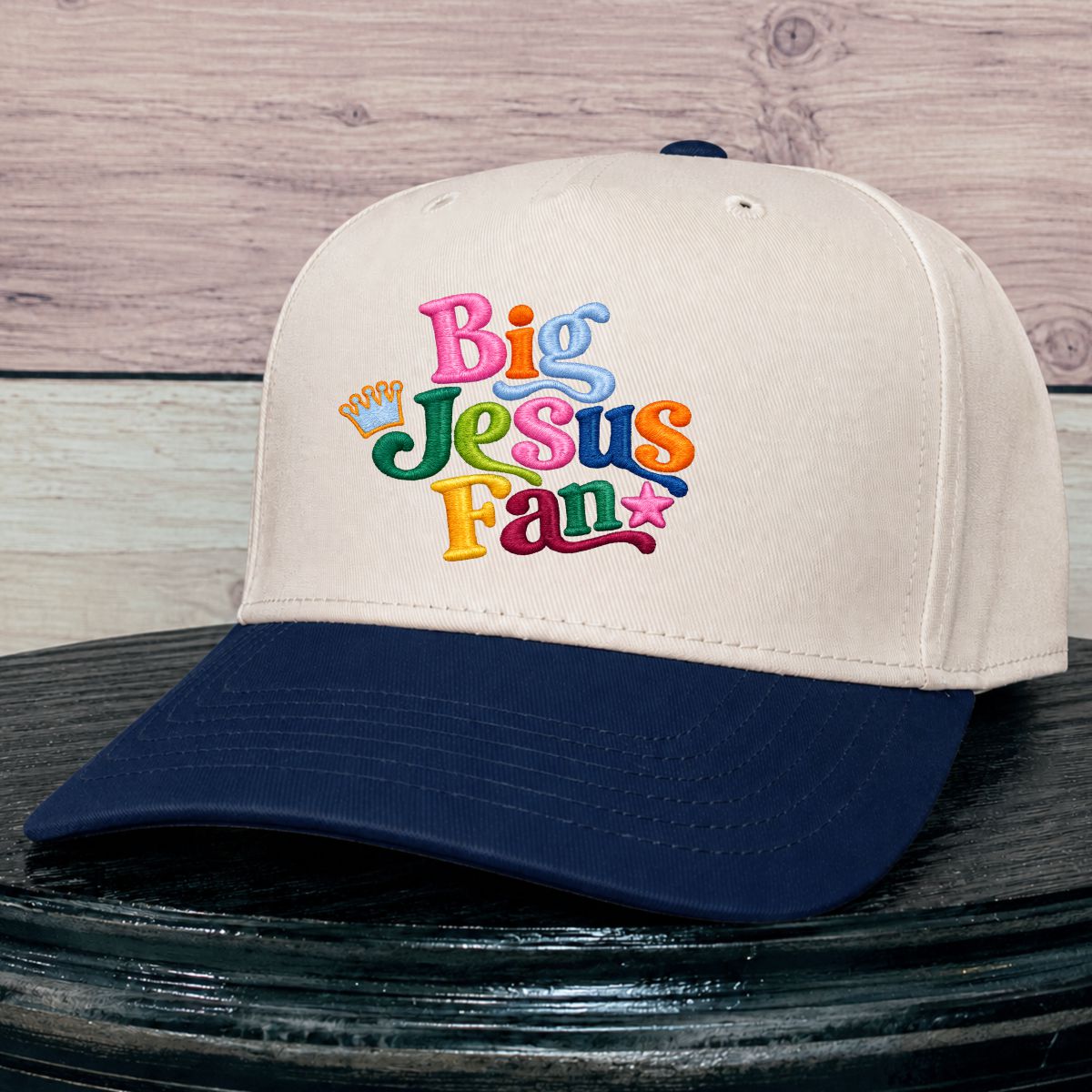 Big Jesus Fan | LC Elizabeth Original | Embroidered Trucker Hat