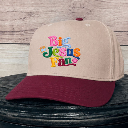 Big Jesus Fan | LC Elizabeth Original | Embroidered Trucker Hat
