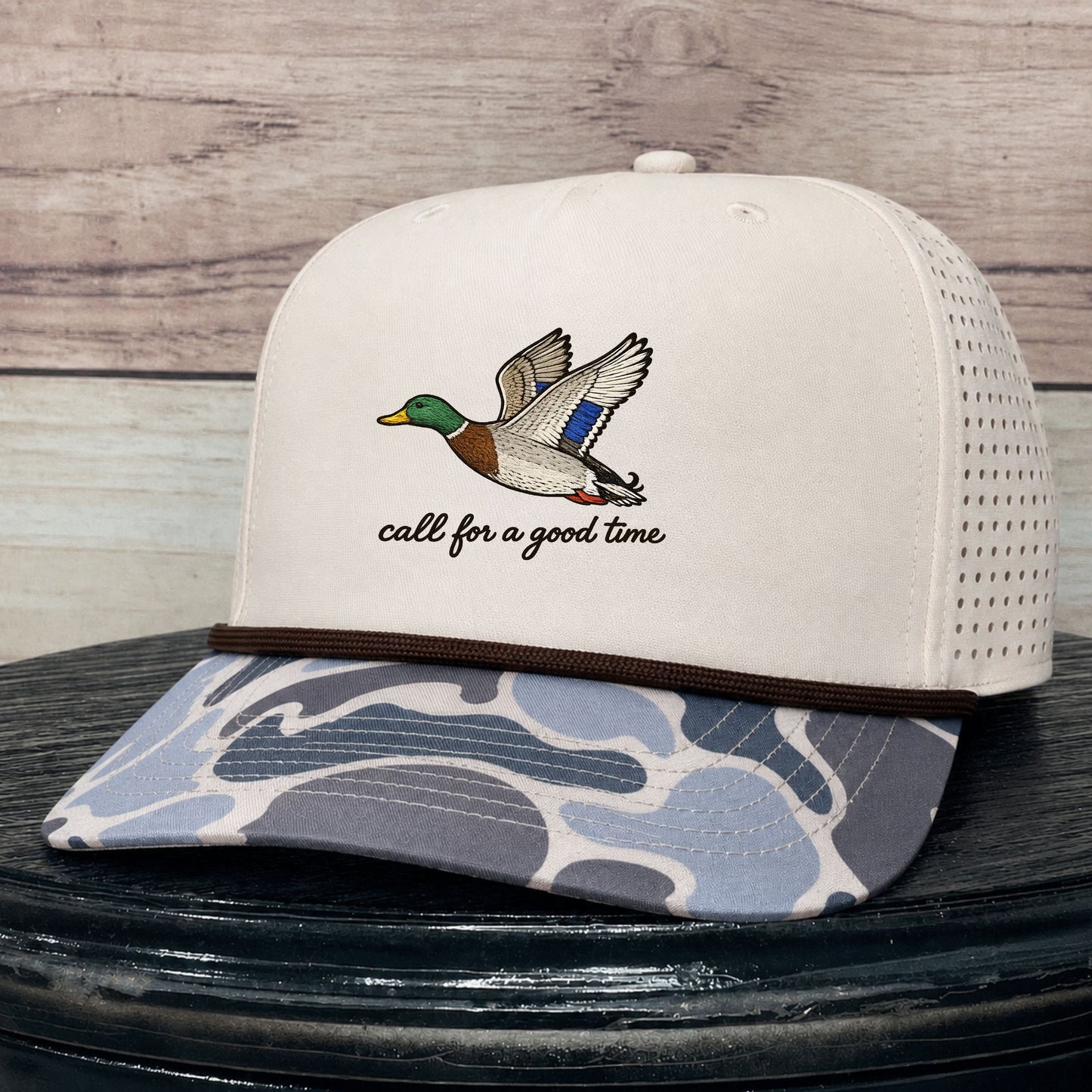 Call for a Good Time - Mallard | LC Elizabeth Original | Embroidered Trucker Hat