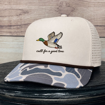 Call for a Good Time - Mallard | LC Elizabeth Original | Embroidered Trucker Hat
