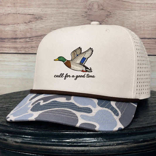 Call for a Good Time - Mallard | LC Elizabeth Original | Embroidered Trucker Hat