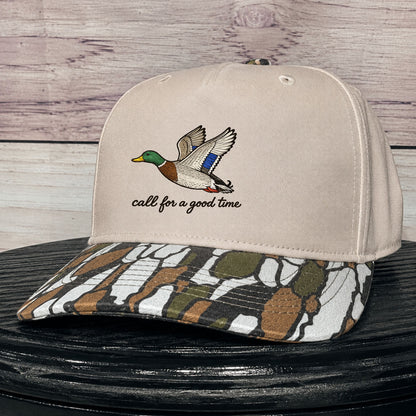 Call for a Good Time - Mallard | LC Elizabeth Original | Embroidered Trucker Hat