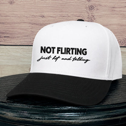 Not Flirting | LC Elizabeth Original | Embroidered Hat