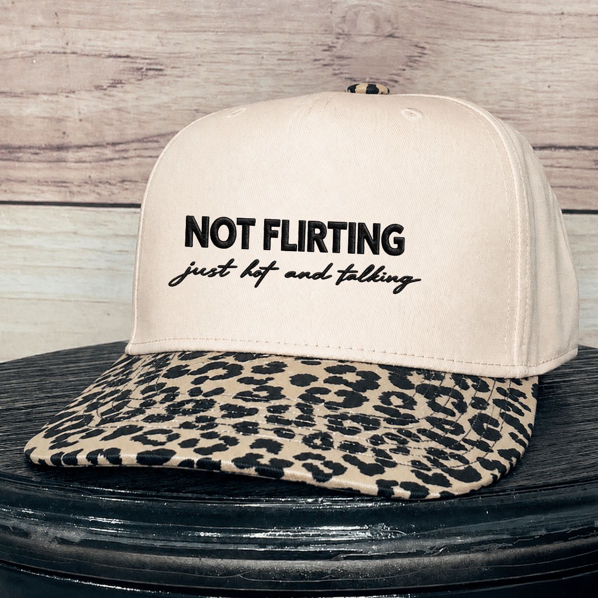 Not Flirting | LC Elizabeth Original | Embroidered Hat