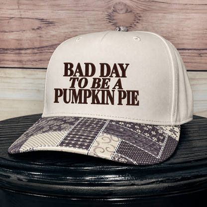 Bad Day to be a Pumpkin Pie | Funny Embroidered Trucker Hat