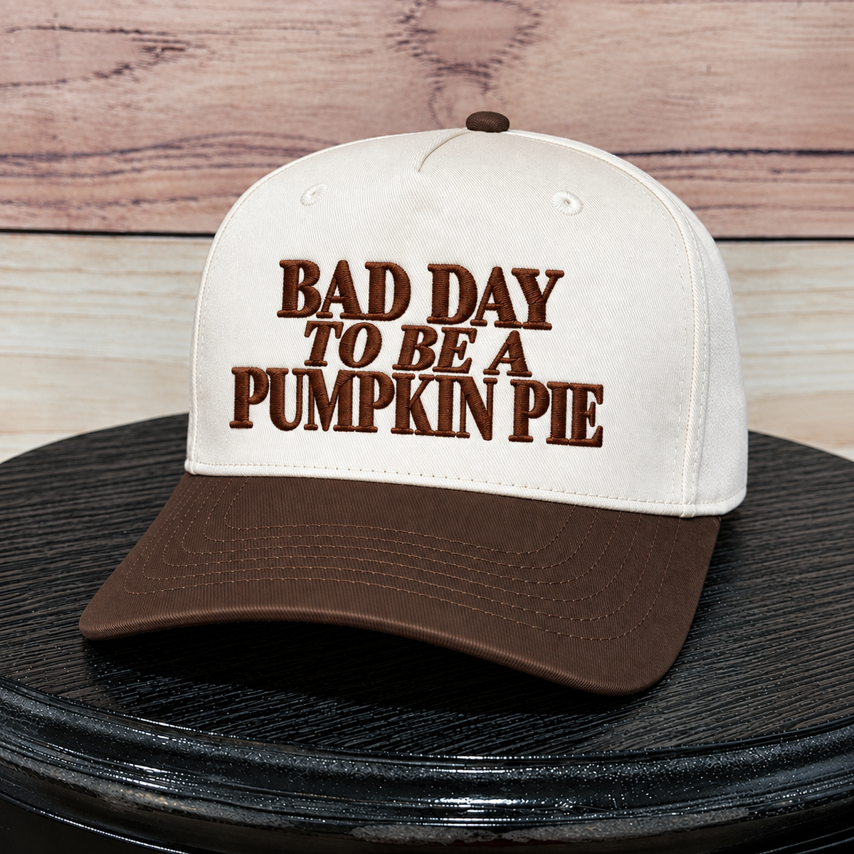 Bad Day to be a Pumpkin Pie | Funny Embroidered Trucker Hat